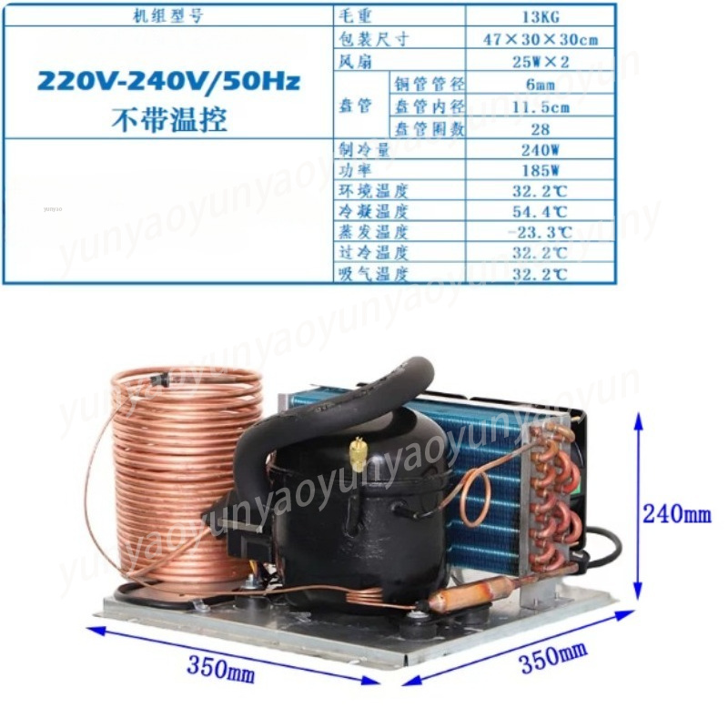 Laser Chiller Water Cooler - Mini Chiller Compressor Unit, Recirculating Water