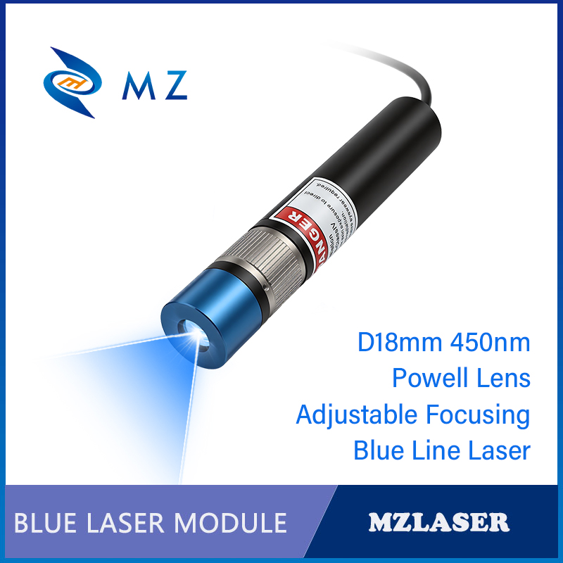 Adjustable Focusing Powell Len - đánh giá và giá Industrial Blue Laser