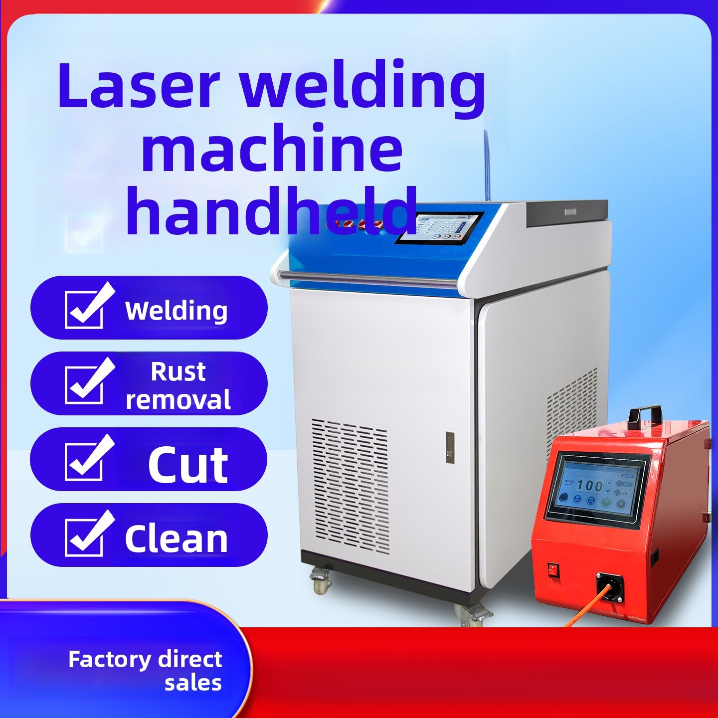 Handheld Industrial Fully Auto - đánh giá và giá Industrial Laser Rust Removal Machine