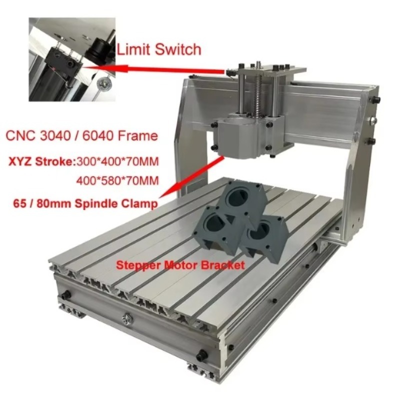 Aluminum CNC 3040 6040 Frame K - đánh giá và giá Limit Switch Cnc