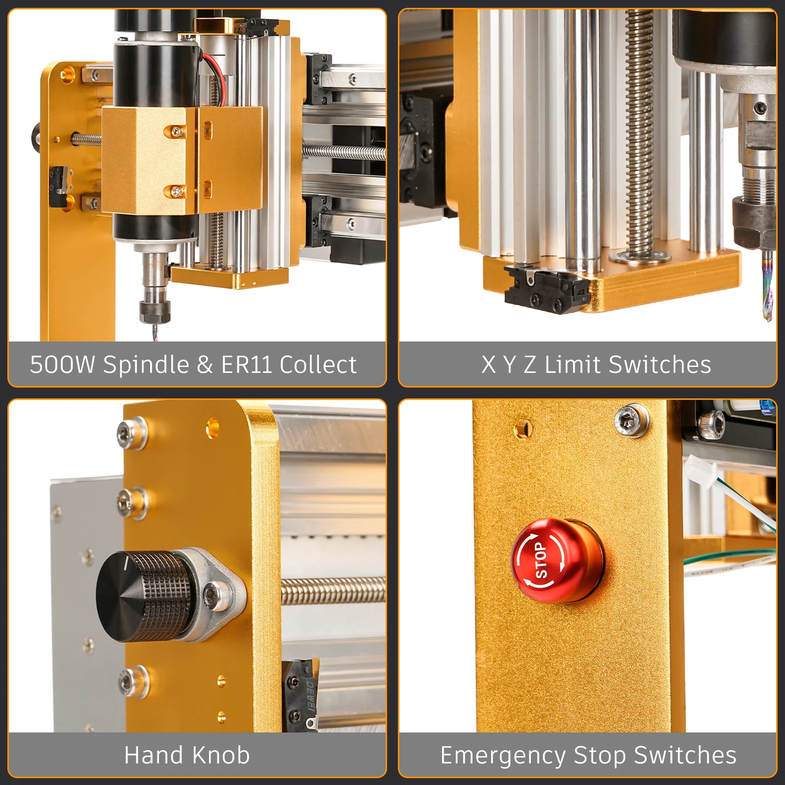CNC3018PRO Ultra Milling Machi - đánh giá và giá Limit Switch Cnc