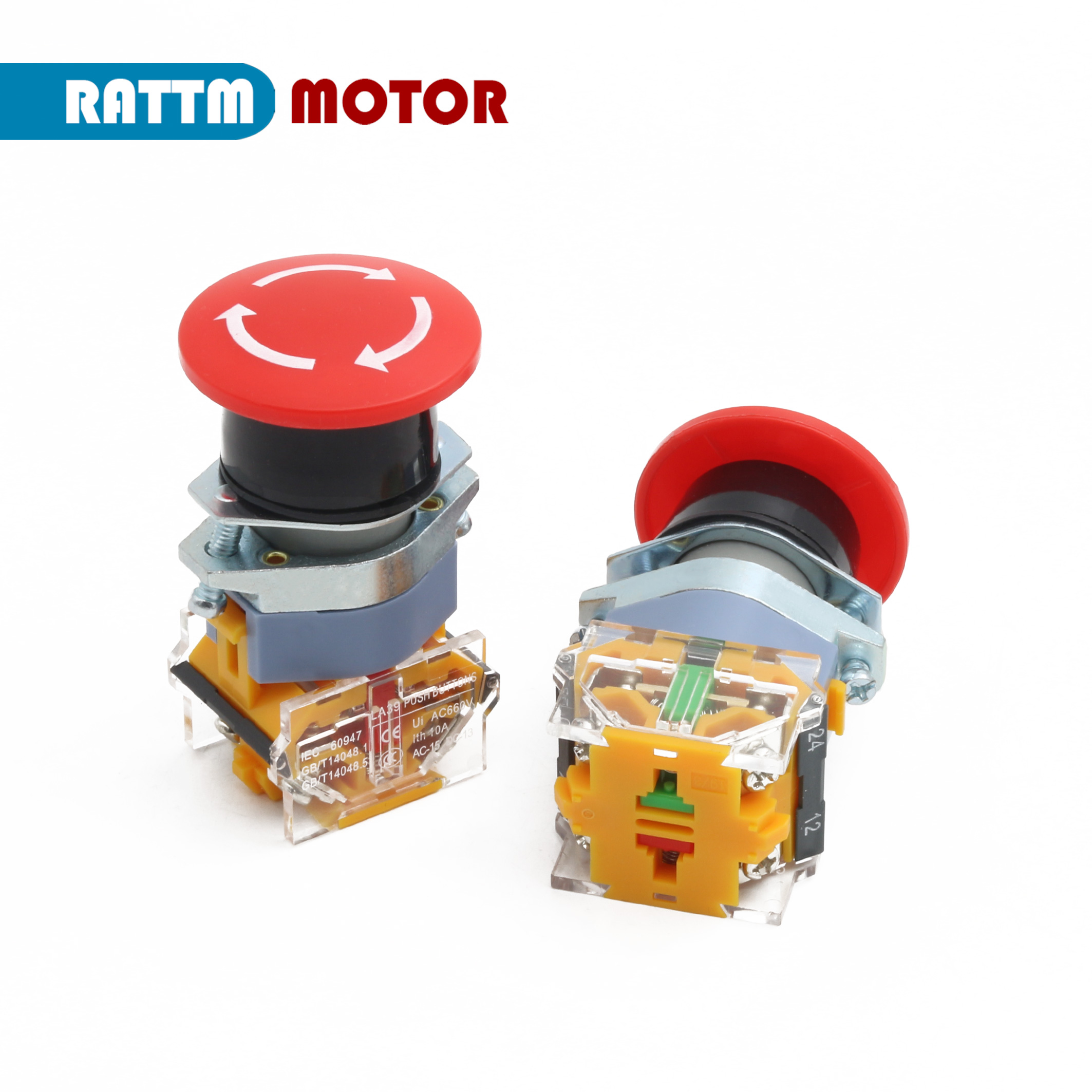 Red Sign Emergency E-Stop 22mm - đánh giá và giá Limit Switch Cnc